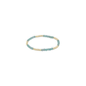 enewton Gold Blissful Bead Bracelet -2.5mm -Amazonite
