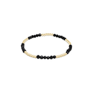 enewton Blissful Gemstone Bracelet -Faceted Onyx