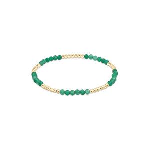 enewton Blissful Gemstone Bracelet -Green Onyx