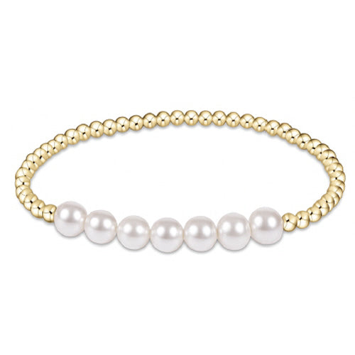 enewton Bliss Gemstone Bracelet -Pearl -6mm