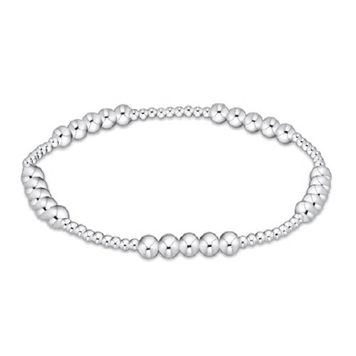 enewton Classic Beaded Blissful Bracelet -Sterling -2mm 4mm