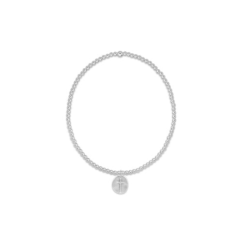 enewton Classic Sterling Bead Bracelet -2mm -Inspire Small Sterling Charm