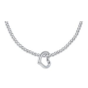 enewton Extends Classic Sterling Bead Bracelet -2.5mm -Love Charm