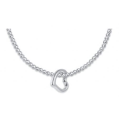 enewton Extends Classic Sterling Bead Bracelet -2.5mm -Love Charm