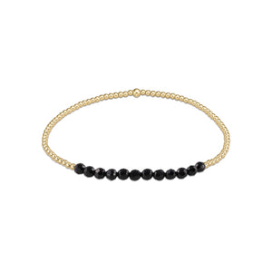 enewton Bliss Gemstone Bracelet -Faceted Onyx