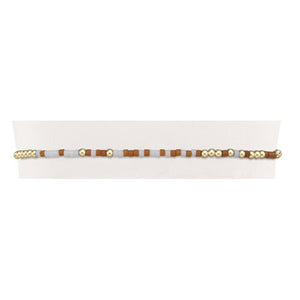 enewton Gameday Hope Unwritten Bracelet -Burnt Orange / White