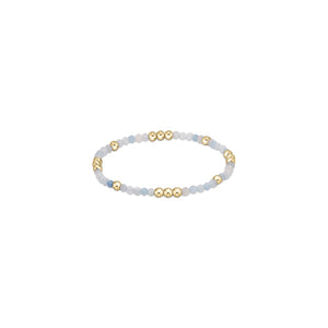 enewton Worthy Pattern Bead Bracelet -3mm -Aquamarine