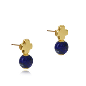 enewton Signature Cross Stud -Lapis