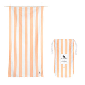 Quick Dry Towel -XL Cabana -Positano Peach