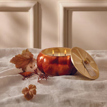 Load image into Gallery viewer, Thymes Pumpkin Laurel Pumpkin Candle
