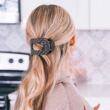 Load image into Gallery viewer, Teleties Flat Round Clips -Truly Taupe Quilted
