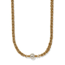 Load image into Gallery viewer, Brighton Trust Your Journey Pearl Chain Short Necklace
