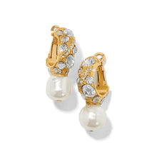 Load image into Gallery viewer, Brighton Trust Your Journey Pearl Hoop Earrings
