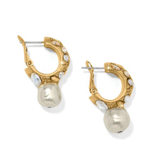 Load image into Gallery viewer, Brighton Trust Your Journey Pearl Hoop Earrings
