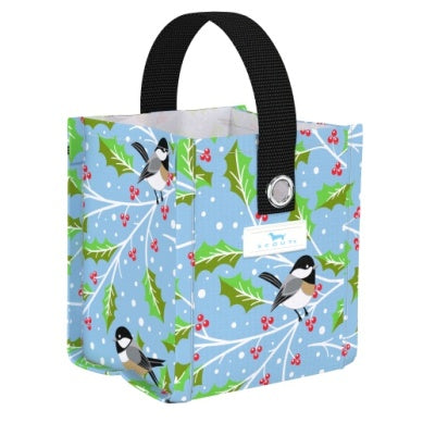 Scout Gift Bag Square XS -Holiday Tweet