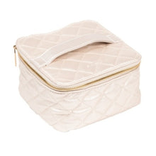 Load image into Gallery viewer, Scout Hidden Gem Jewelry Case -Quilted Champagne

