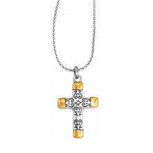 Load image into Gallery viewer, Brighton Venezia Cross Reversible Necklace
