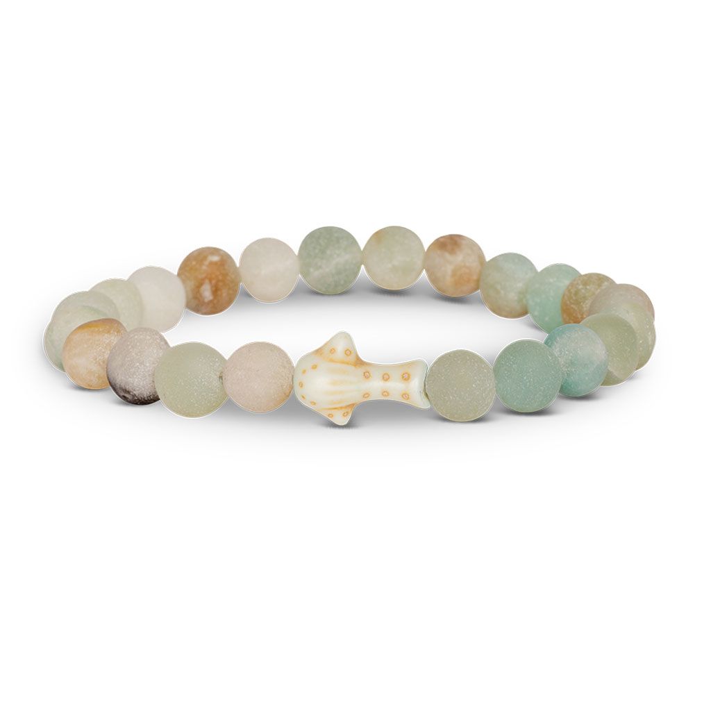 fahlo Whale Shark Quest Bracelet -Sky Stone