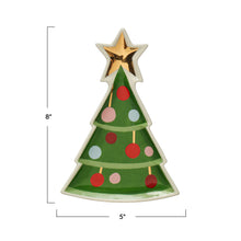 Load image into Gallery viewer, Whimsical Christmas Tree Plate
