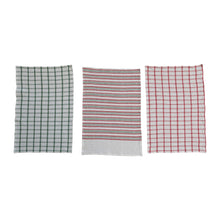 Load image into Gallery viewer, Whimsical Cotton Waffle Weave Tea Towels
