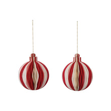 Load image into Gallery viewer, Merry Honeycomb Round Ornament
