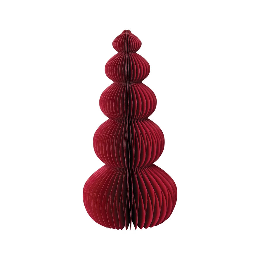 Merry Honeycomb Red Tree