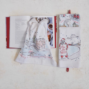 Merry Holiday Tea Towels