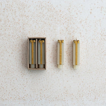 Load image into Gallery viewer, Package Shaped Taper Candle -4 3/4"  (Set of 2)
