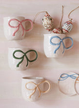 Load image into Gallery viewer, Stoneware Bow Handle Mug

