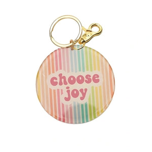 Acrylic Keychain -Choose Joy