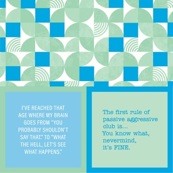 Drinks on Me Cocktail Napkins -Shouldn't Say That/Passive Aggressive