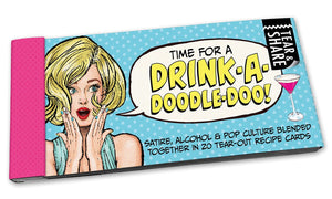 Drink-a-Doodle Do! Cocktail Recipe Note Cards