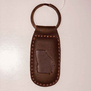 Leather Keychain -Georgia