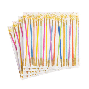 Cocktail Napkins -Party Candles