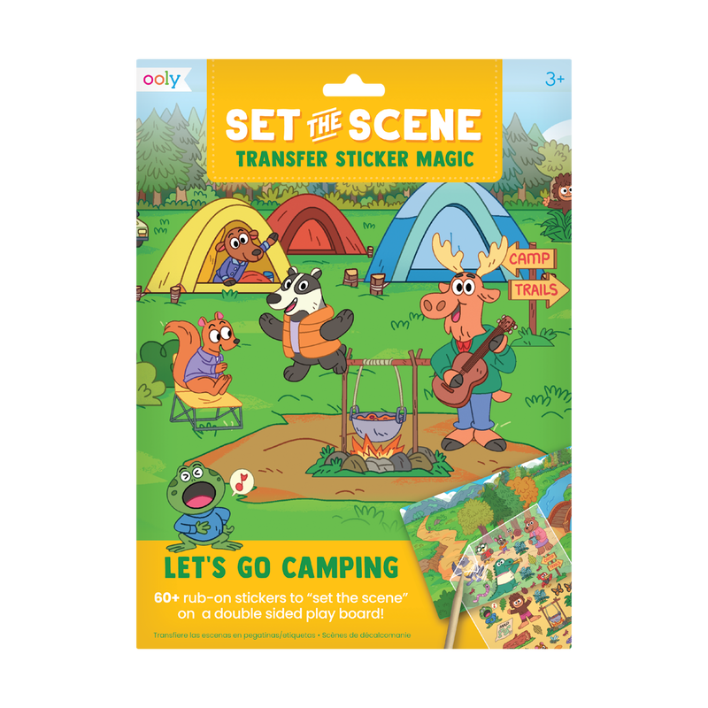 Set the Scene Transfer Sticker Magic -Camping