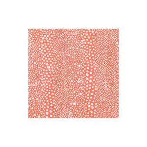 Cocktail Napkins -Paper Linen Pebble Coral