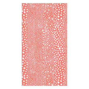 Guest Towel Napkins -Paper Linen Pebble Coral