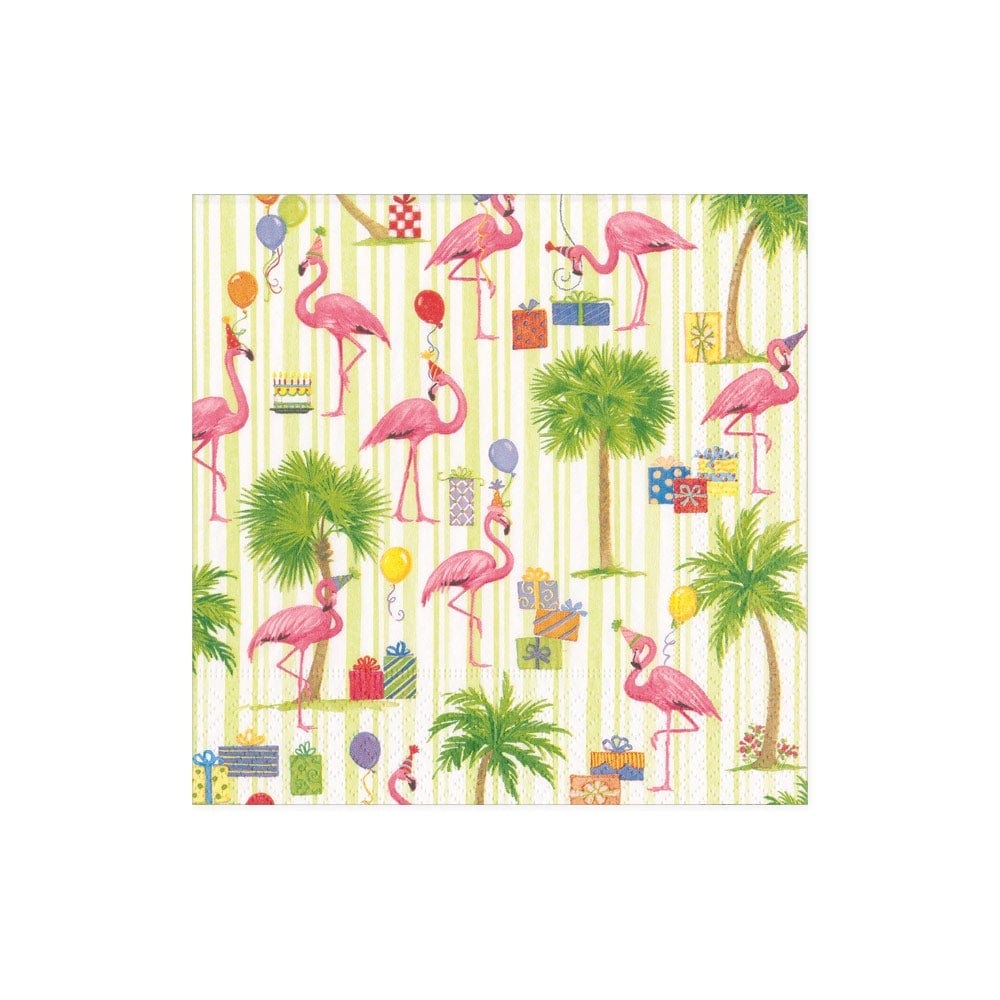 Cocktail Napkins -Party Flamingos