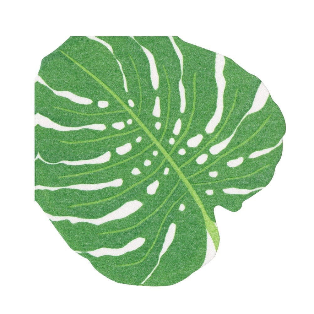 Cocktail Napkins -Monstera Die Cut