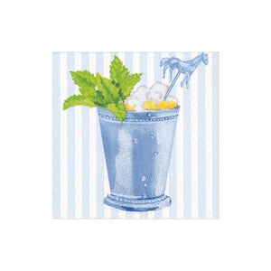Cocktail Napkins -Mint Julep Blue