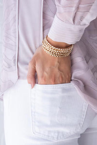 enewton Harmony Small Gold Bead Bracelet
