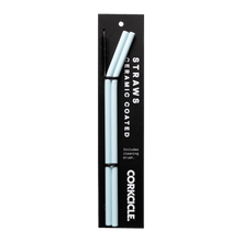 Load image into Gallery viewer, Corkcicle Straw Set -Ceramic Powder Blue
