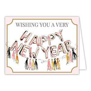 Very Happy New Year Greeting Card