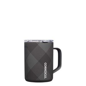 Corkcicle Coffee Mug -Buffalo Plaid Grey