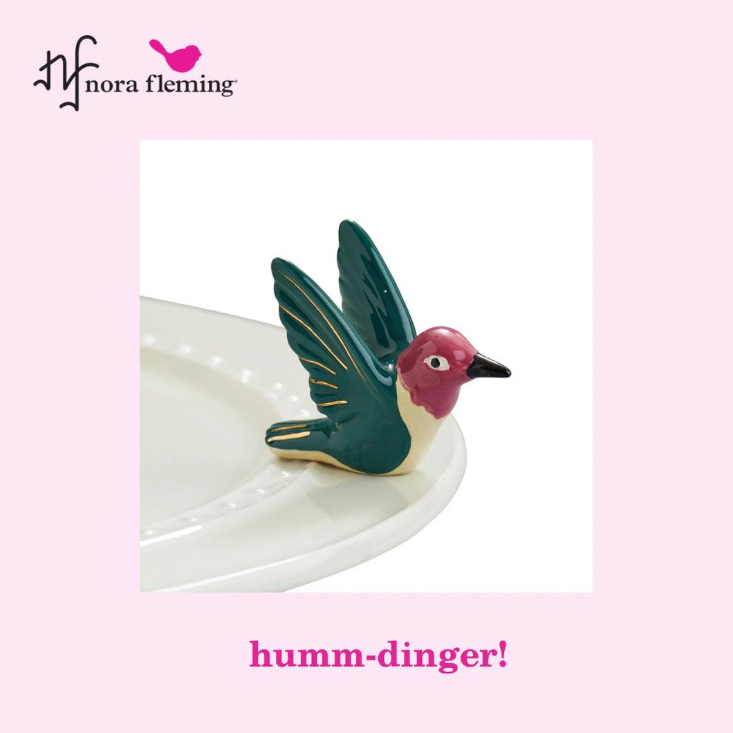 nora fleming mini -humm-dinger (hummingbird)