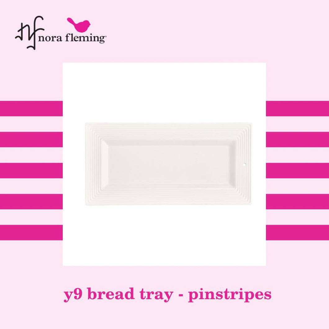 nora fleming pinstripe bread tray