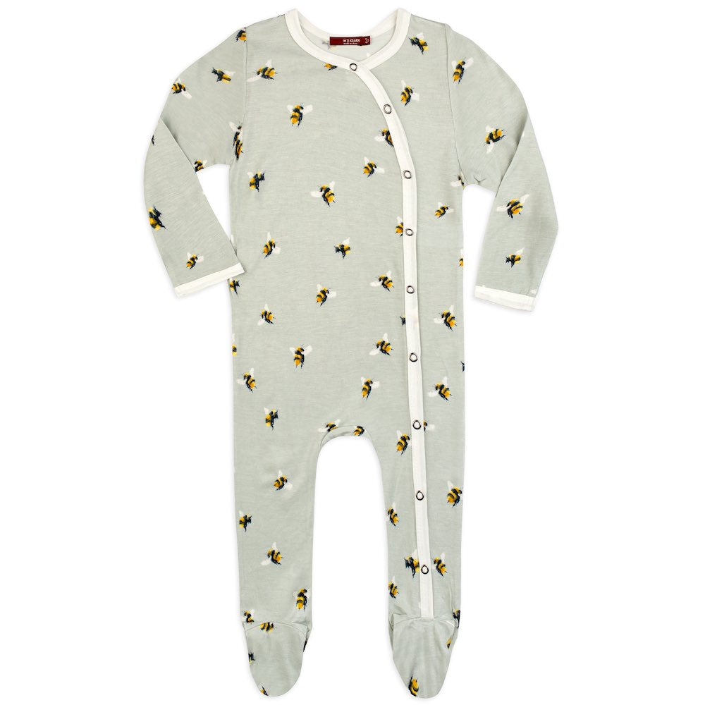 MilkBarn Footed Romper -Bumblebee 0-3M