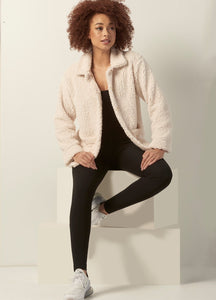 Outdoor Cozy Sherpa Jacket -Ivory