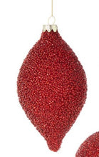 Load image into Gallery viewer, Making Spirits Bright Red Beaded Ornaments
