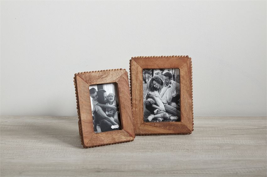 Mango Wood Beaded Edge Frame